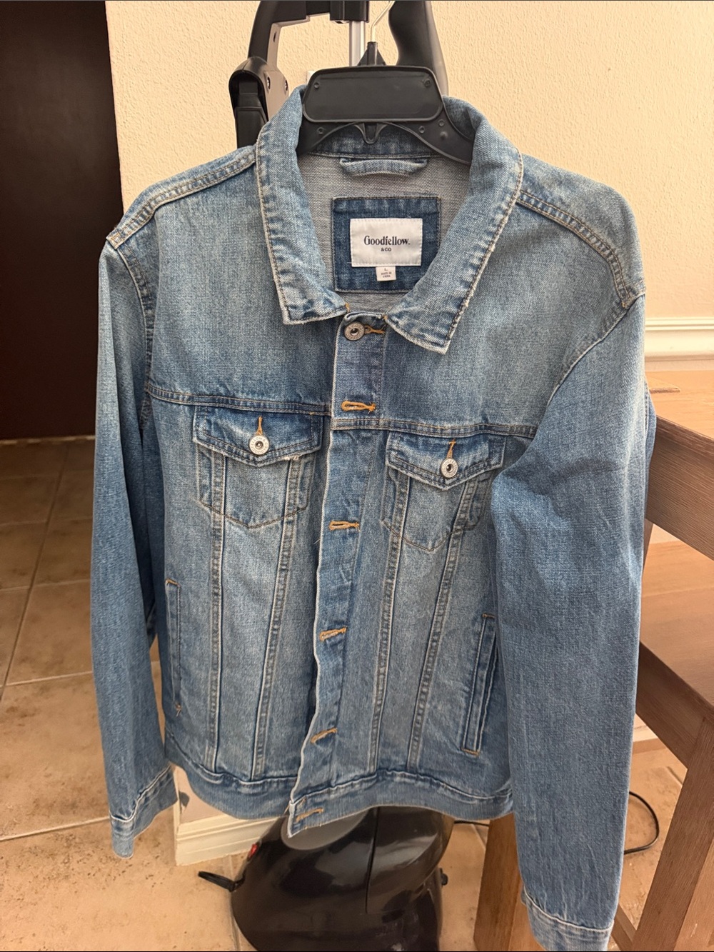 Goodfellow & Co Light Blue Denim Shirt Jacket
